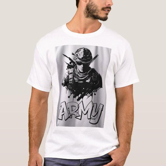 Camiseta branca de manga comprida com logotipo do  (Frente)
