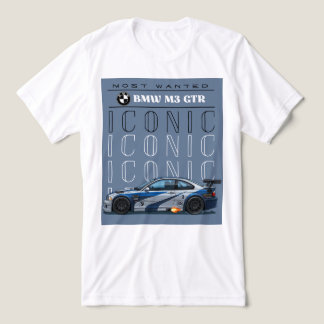 Camiseta branca de meia manga com design impresso