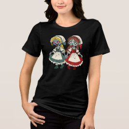 Camiseta Branca de Neve e Rosa Vermelha Zumbi
