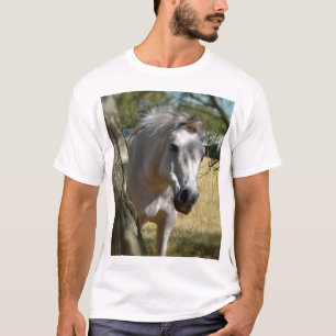 Camiseta Branca De Neve O Cavalo,_