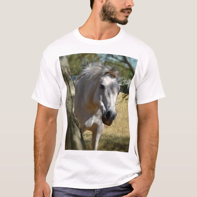 Camiseta Branca De Neve O Cavalo,_ (Frente)