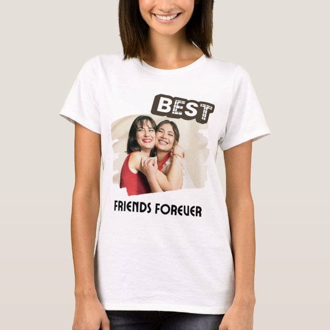Camiseta Branca de Presente para Melhor Amiga | Be (Frente)