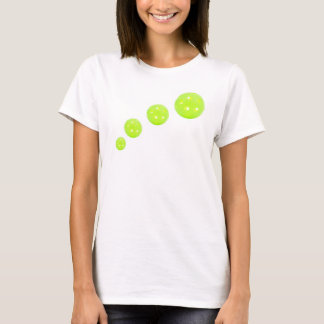 Camiseta Branca de Tshirt da Mulher-Pickleball