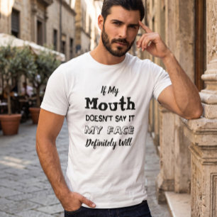 Camiseta Branca Divertida e Sarcástica