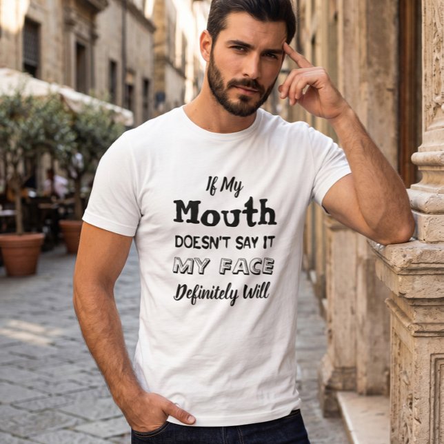 Camiseta Branca Divertida e Sarcástica (Criador carregado)