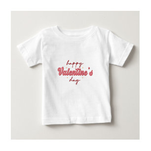 Camiseta branca do dia do Namorados feliz