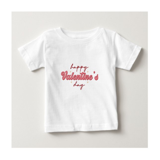 Camiseta branca do dia do Namorados feliz (happy valentine day white t shirt)