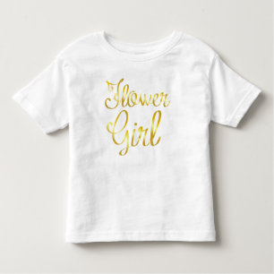 Camiseta branca Dourado do florista