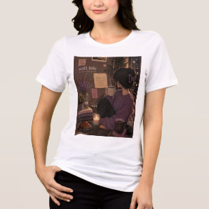 Camiseta branca fofa para meninas