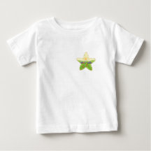 camiseta branca impressa com a natureza