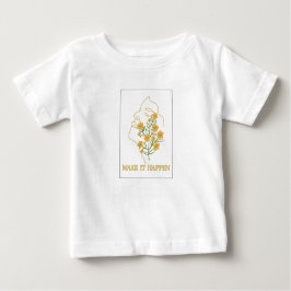 Camiseta branca inspiradora