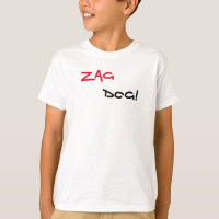 Camiseta Branca Marca Zag Dog