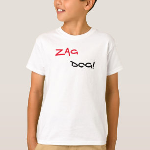 Camiseta Branca Marca Zag Dog