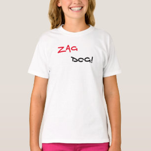Camiseta Branca Marca Zag Dog