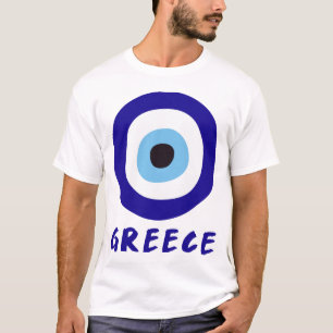 Camiseta Branca Masculina Olho Grego