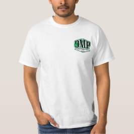 Camiseta branca OMP de 2 lados (1963)