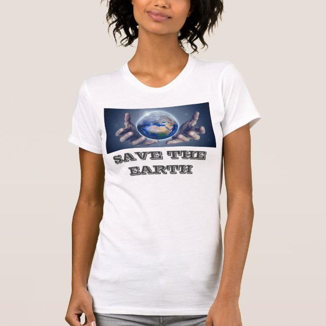 Camiseta branca para mulheres (Frente)