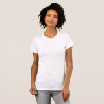 Camiseta Branca / Personalizar Mulheres<br><div class="desc">Camiseta feminina: Crie sua camiseta personalizada com texto. Ajustes fáceis (botão Editar Design) adicionando mais texto,  cores de fundo ou mais imagens.</div>