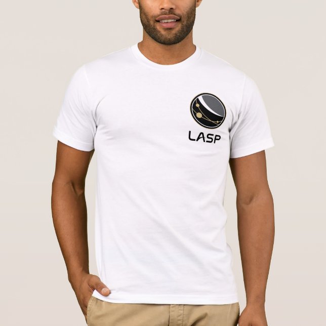Camiseta Branca Premium Masculina LASP (Frente)