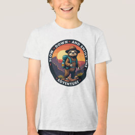 Camiseta Branca, relaxe e aproveite a aventura