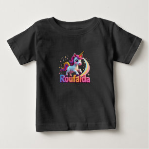 Camiseta Branca "Roufaida" Divertida e Brincadeira