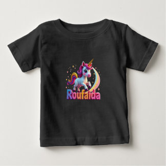 Camiseta Branca "Roufaida" Divertida e Brincadeira