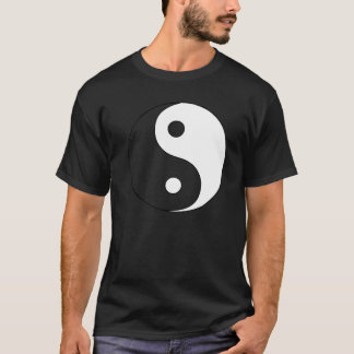 Camiseta (branca & transparente) de Yin Yang
