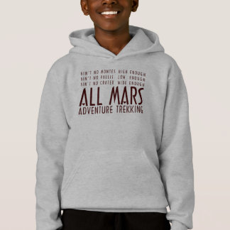 Camiseta Branca Vermelha Engraçada, Todos os Mars Trekings