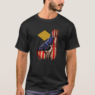 Camiseta Branch Finance Corps Branch American Flag