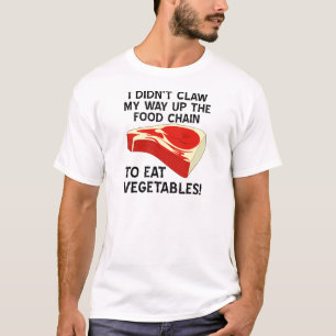 Camiseta Branco Acima Da Cadeia Alimentar