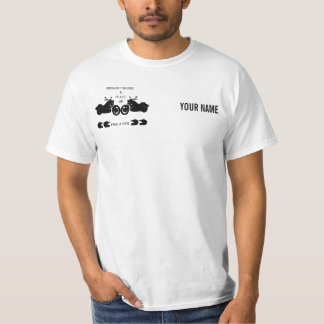 Camiseta Branco básico de FBAP (logotipo preto)