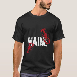 Camiseta Branco da lagosta de Maine