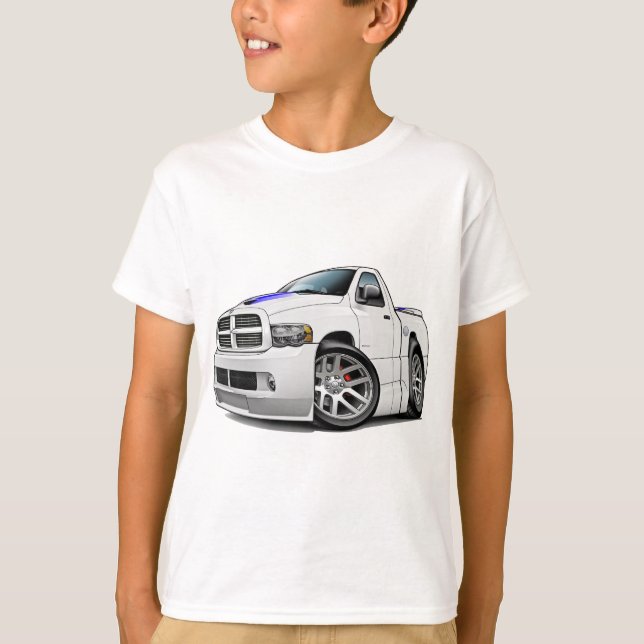 Camiseta Branco da ram de Dodge SRT10 (Frente)