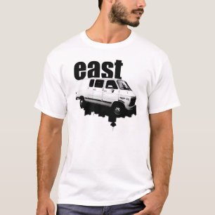 Camiseta BRANCO da skyline do eastVAN