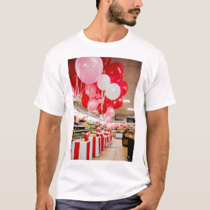 Camiseta branco de aniversário