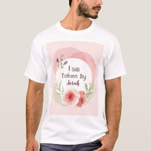 Camiseta Branco de Proposta de Casamento Personalizado, Sep