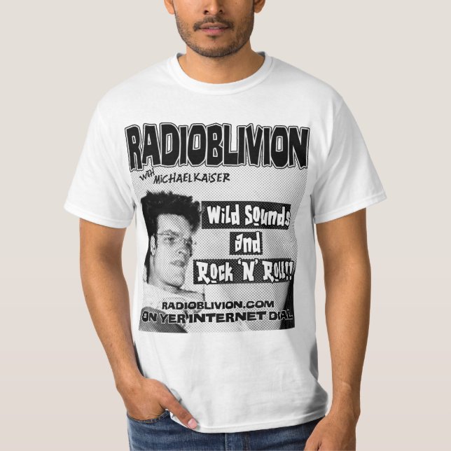 Camiseta Branco de RadiOblivion - de Starkweather (Frente)