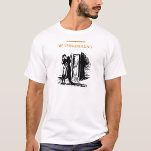 Camiseta branco do kafka