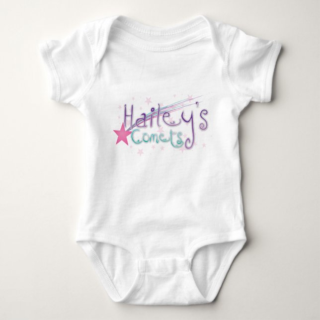 Camiseta branco dos cometas dos hailey) (Frente)