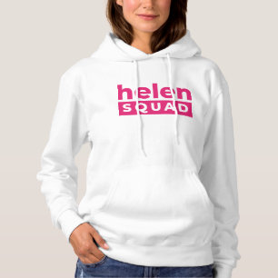 Camiseta Branco Hoodie, ao quadrado da Helena