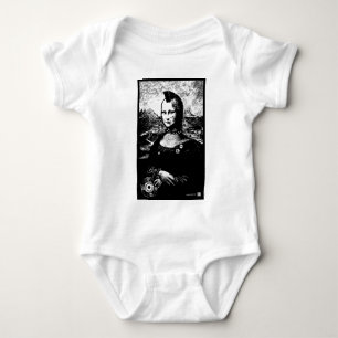 Camiseta Branco infantil do Creeper de Mona