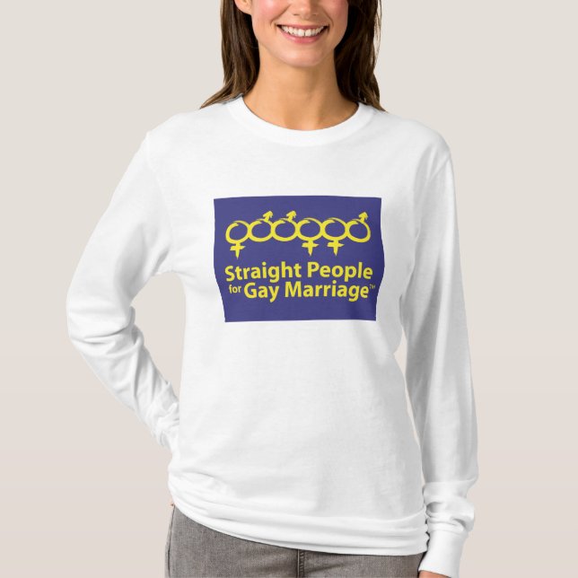 Camiseta Branco longo da Capa do Logo'ed das mulheres (Frente)
