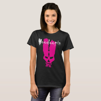 Camiseta Branco magenta do Pin do Voodoo