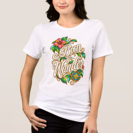 Camiseta Branco Nascido para Vagar
