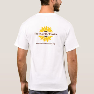 Camiseta Branco - O Guerreiro de 1% de 1%