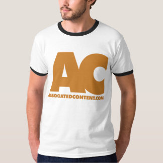 Camiseta Branco satisfeito associado T com guarnição preta