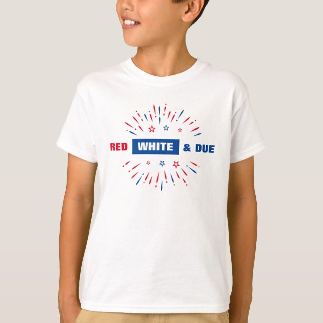 Camiseta Branco Vermelho E Família De Correspondência De Ch (Frente)