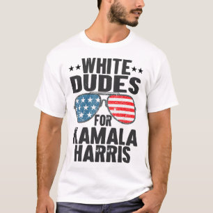 Camiseta Brancos Para Kamala Harris Sungles Usa