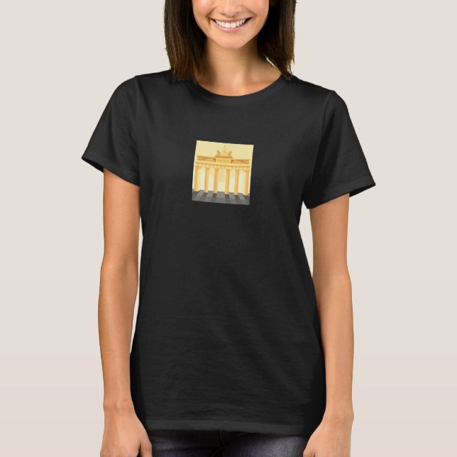 Camiseta Brandenburg gate Berlin Souvenir (Frente)