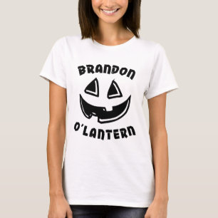 Camiseta Brandon O'lantern Halloween Pumpkin C personalizad